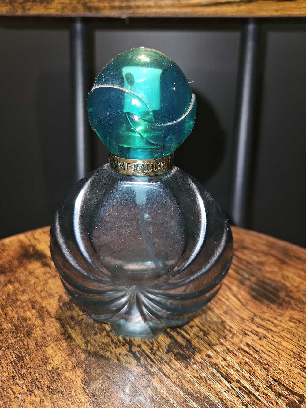 Emeraude by Coty Perfume Bottle - Mostly Empty